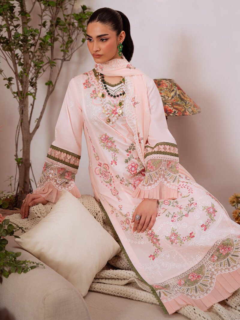 Shanaya By Mahnur Unstitched Lawn'26 | SN-10
