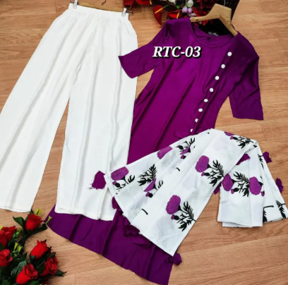 Exclusive Embroidered Three-Piece Salwar Kameez for Women