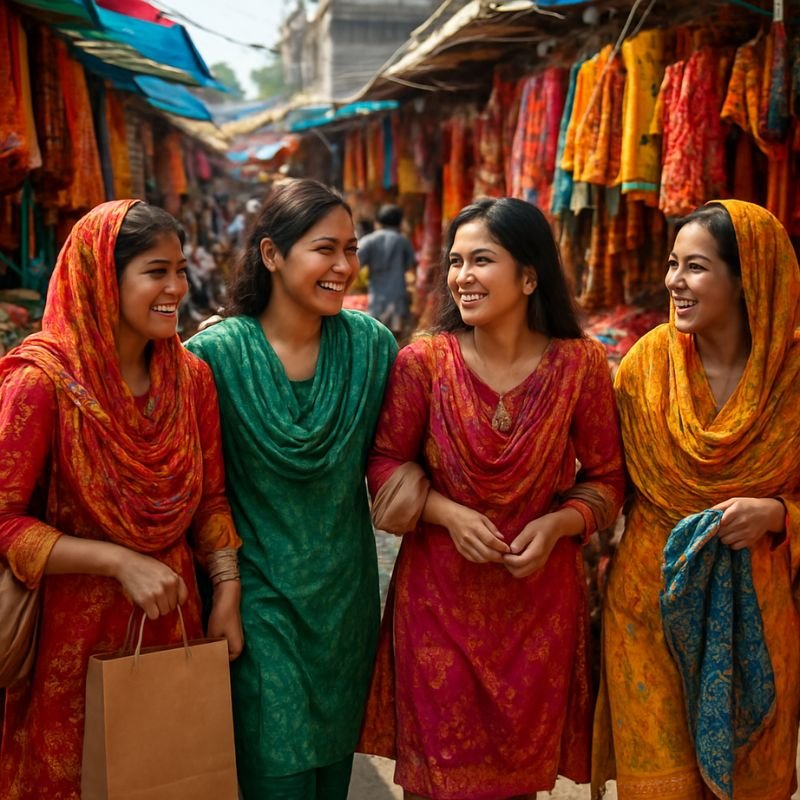 Stylish Printed Salwar Kameez – Daily Comfort