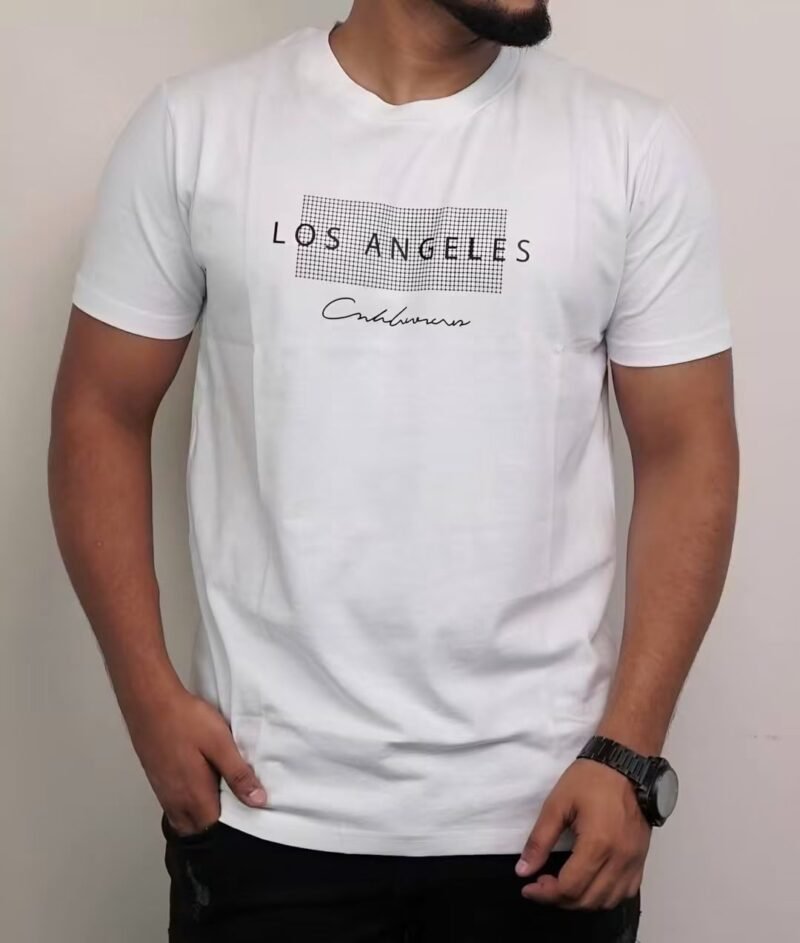 Premium Soft Cotton Regular Fit Men's Casual T-Shirt Black