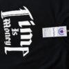 Minimal Printed Premium Cotton Casual Crew Neck T-Shirt Navy